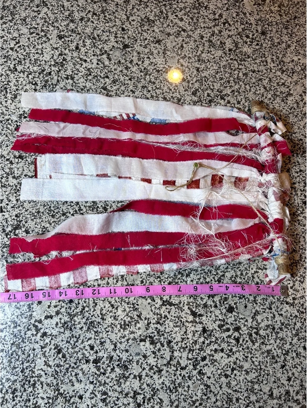 Handcrafted Patriotic American Flag Wall Hanging Decoration
